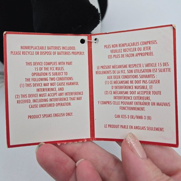 10” Hallmark Warner Bros Looney Tunes Talking & Singing Pepe Le Pew Plush Tested - Picture 10 of 12